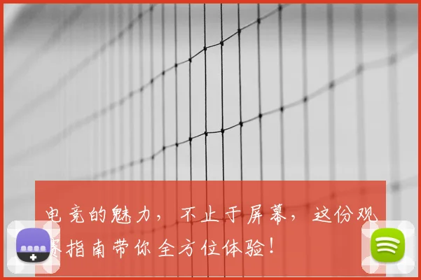 电竞的魅力，不止于屏幕，这份观赛指南带你全方位体验！